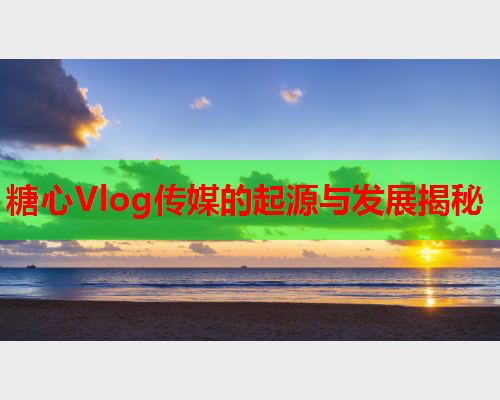 糖心Vlog传媒的起源与发展揭秘  第1张