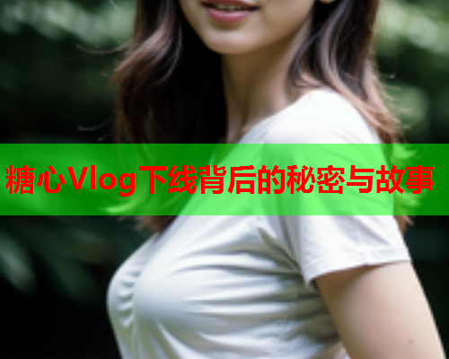 糖心Vlog下线背后的秘密与故事  第1张