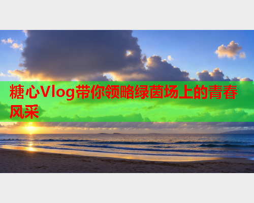 糖心Vlog带你领略绿茵场上的青春风采  第1张