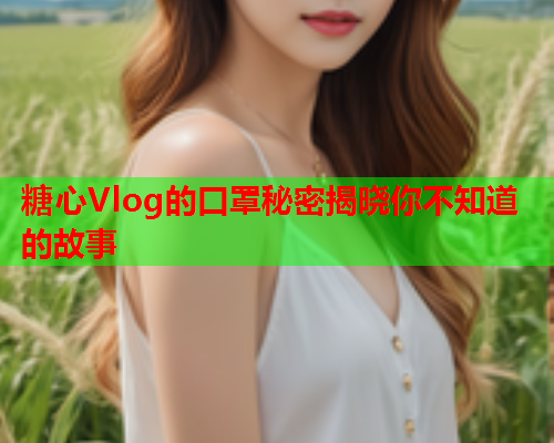 糖心Vlog的口罩秘密揭晓你不知道的故事  第1张