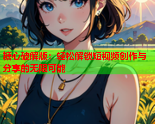 糖心破解版：轻松解锁短视频创作与分享的无限可能  第1张